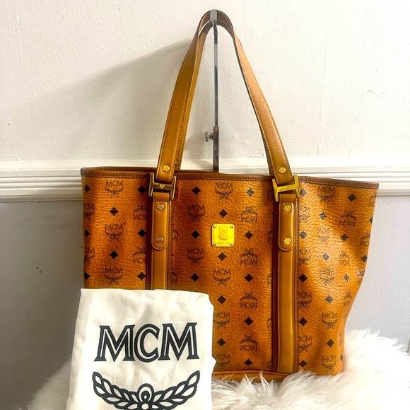 MCM Handbags - MCM Cognac Tote